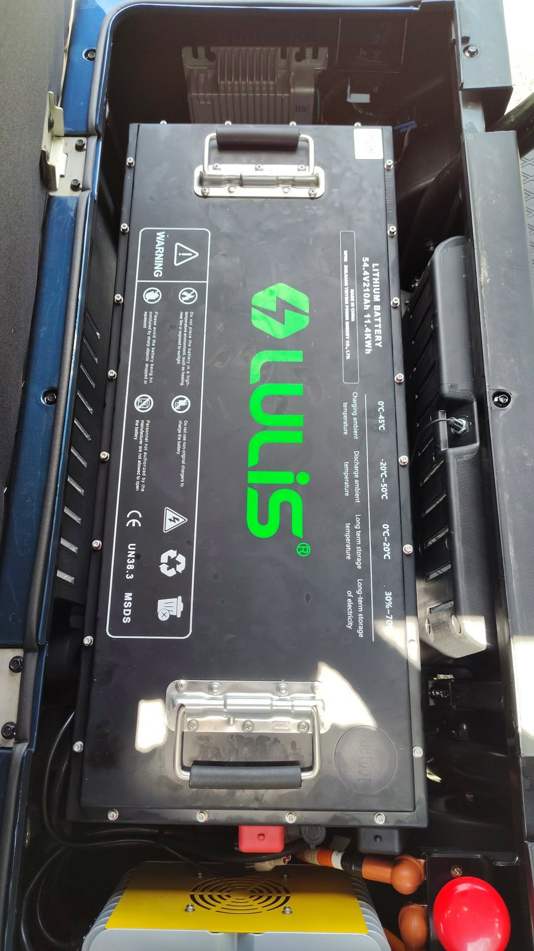 Relion EV Nomad RL4+ 210Ah Battery in Sapphire Blue
