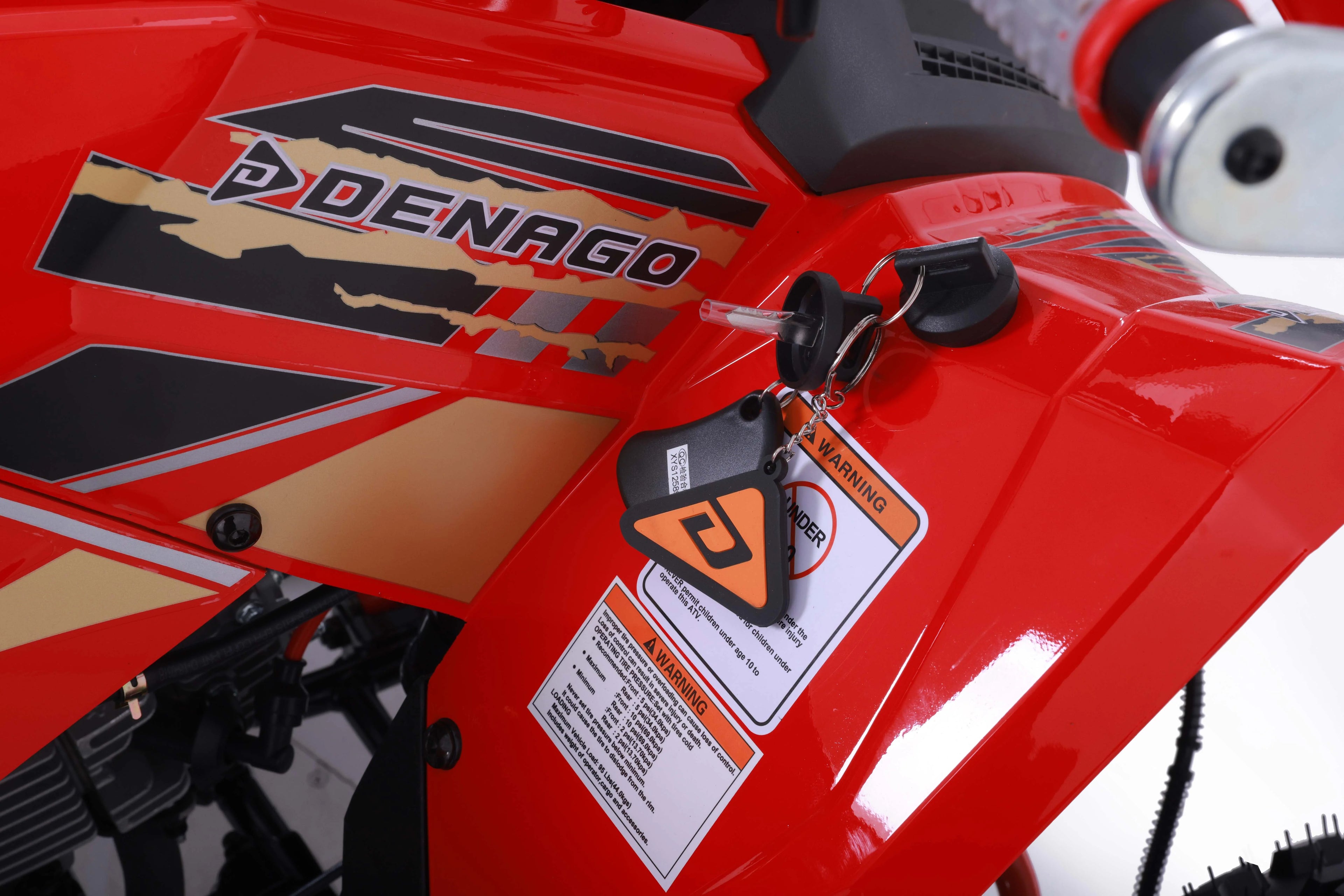 Denago PowerSports Trailhawk 10FI ATV Red