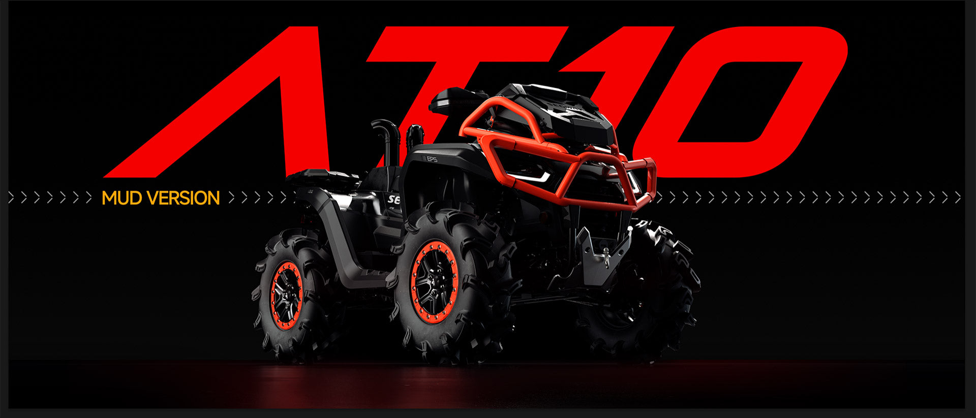 Segway Powersports Snarler AT10 Mud Tensive Red and Grey