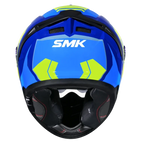 SMK Full Face Helmet Typhoon Aerot Blue/Yellow GL 545
