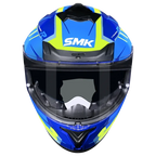 SMK Full Face Helmet Typhoon Aerot Blue/Yellow GL 545
