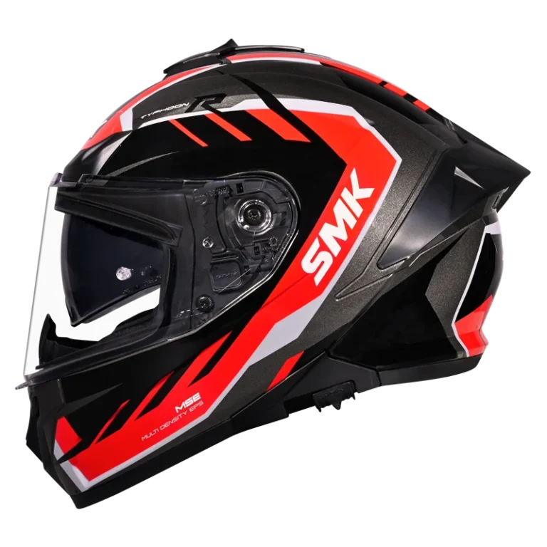 SMK Full Face Helmet Typhoon Aerot Red/Black GL 632