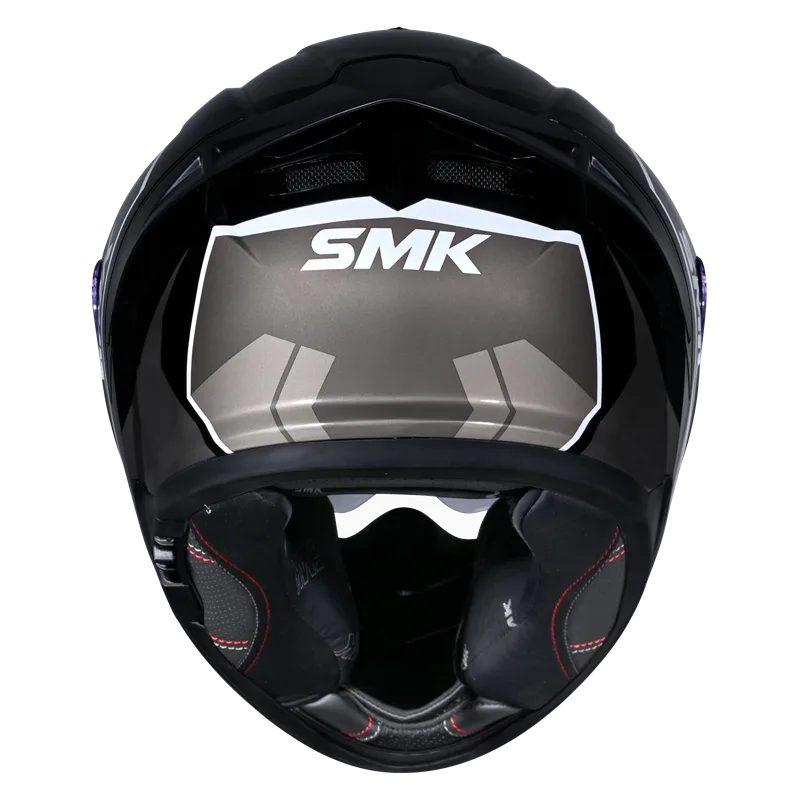 SMK Full Face Helmet Typhoon Aerot Grey/Silver MA 266