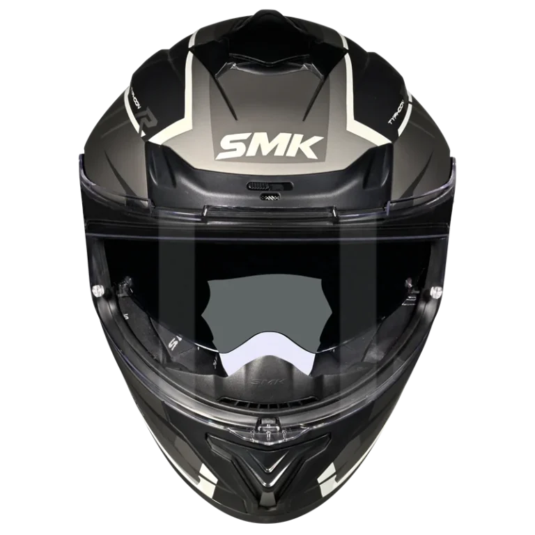 SMK Full Face Helmet Typhoon Aerot Grey/Silver MA 266
