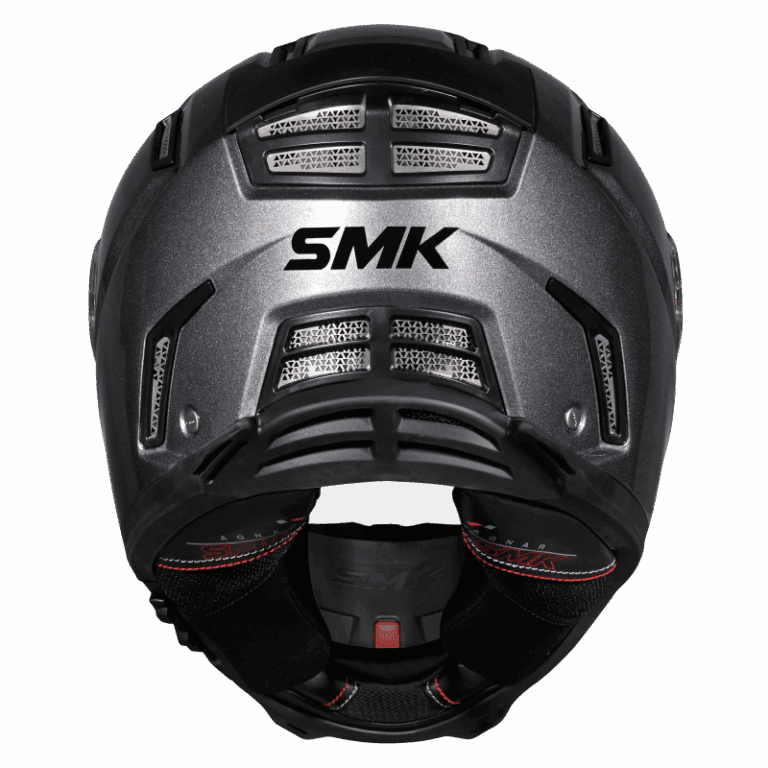 SMK Full Face Agner Solid Helmet Titanium GLDA 600