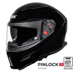 SMK Full Face Agner Solid Helmet Black GL 200