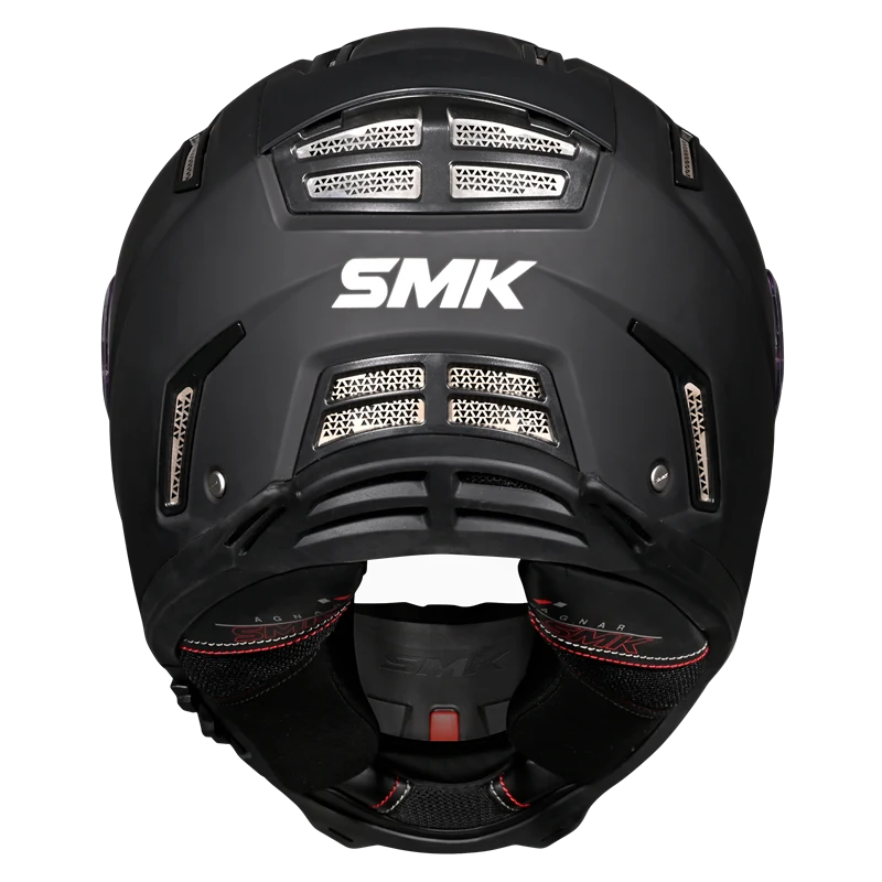 SMK Full Face Agner Solid Helmet Matte Black MA 200