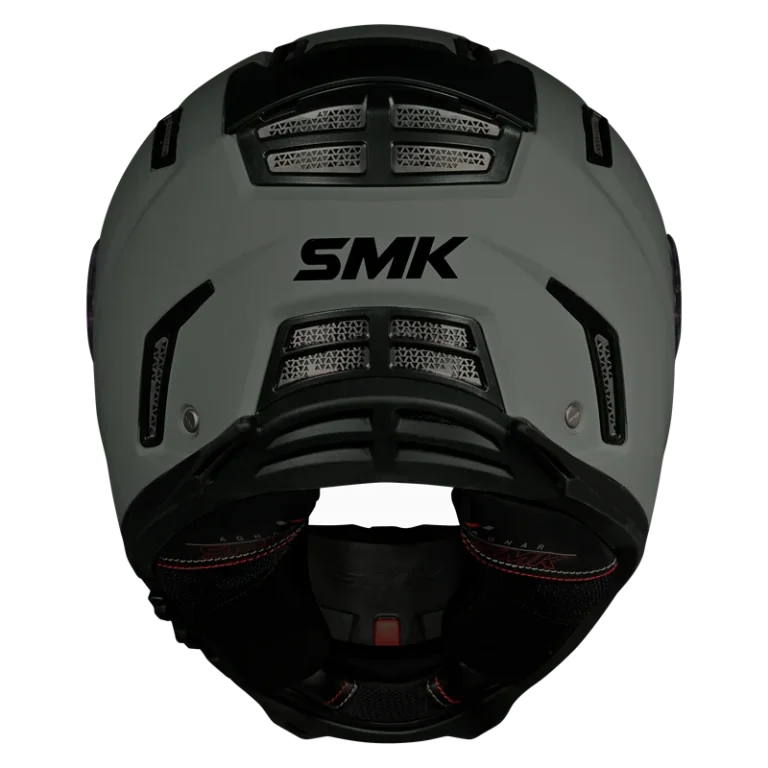 SMK Full Face Agner Solid Helmet Nardo Grey MA 200