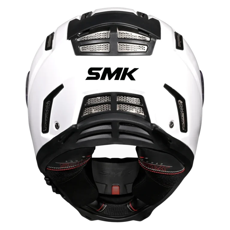 SMK Full Face Agner Solid Helmet White GL 100