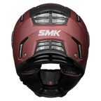 SMK Full Face Agner Solid Helmet Wine Red MA 300