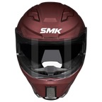SMK Full Face Agner Solid Helmet Wine Red MA 300
