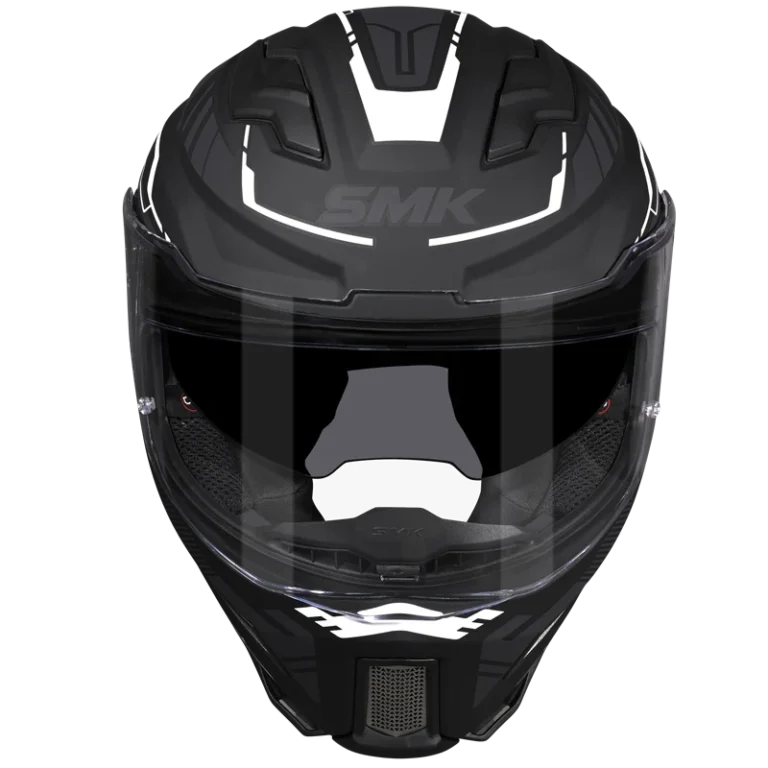 SMK Full Face Helmet Agnar Tektron Black MA 261