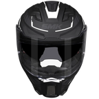 SMK Full Face Helmet Agnar Tektron Black MA 261