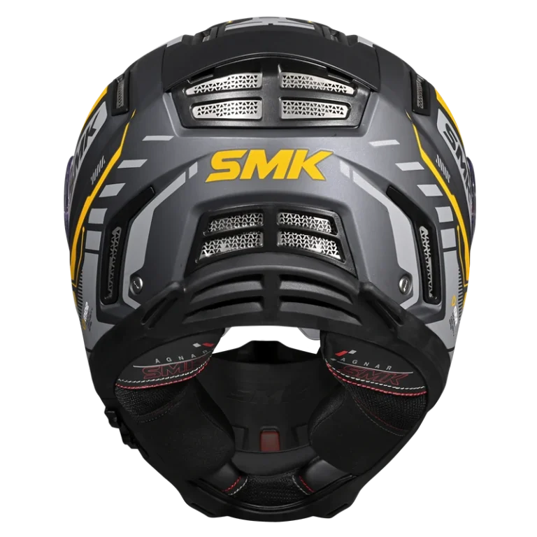 SMK Full Face Helmet Agnar Tektron Grey MA 664