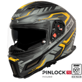 SMK Full Face Helmet Agnar Tektron Grey MA 664