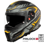 SMK Full Face Helmet Agnar Tektron Grey MA 664