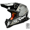 SMK Off Road Helmet Allterra Maverix Grey/Silver GL 261
