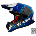 SMK Off Road Helmet Allterra Maverix Blue/White GL 521