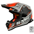 SMK Off Road Helmet Allterra Maverix Grey/Orange GL 627