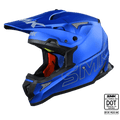 SMK Off Road Helmet Allterra Solid Flame Blue MA 500