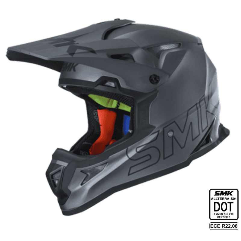 SMK Off Road Helmet Allterra Solid Anthracite Mada 620