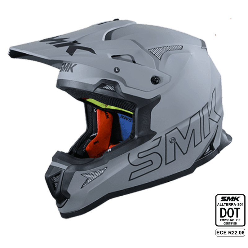 SMK Off Road Helmet Allterra Solid Nardo Grey MA 600