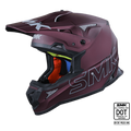 SMK Off Road Helmet Allterra Solid Wine Red MA 300