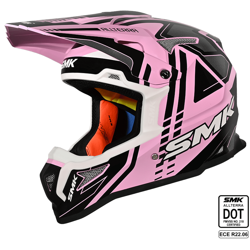 SMK Off Road Helmet Allterra X-Sprint Pink GL 921