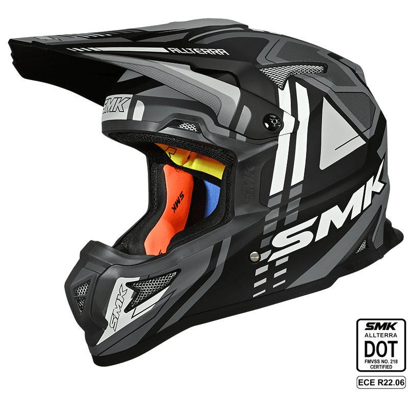 SMK Off Road Helmet Allterra X-Sprint Black/Grey MA 261