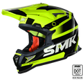 SMK Off Road Helmet Allterra X-Throttle Black/Yellow GL 422