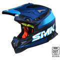 SMK Off Road Helmet Allterra X-Throttle Blue MA 525