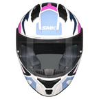 SMK Full Face Helmet Bionic Adult Kore Pink/White GL 159