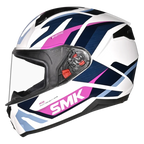 SMK Full Face Helmet Bionic Adult Kore Pink/White GL 159