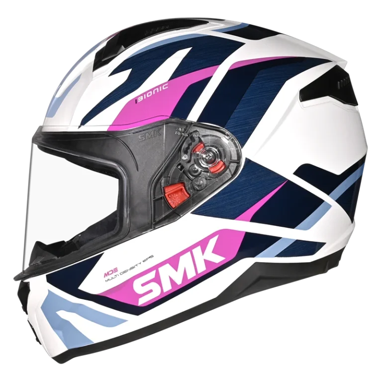 SMK Full Face Helmet Bionic Adult Kore Pink/White GL 159