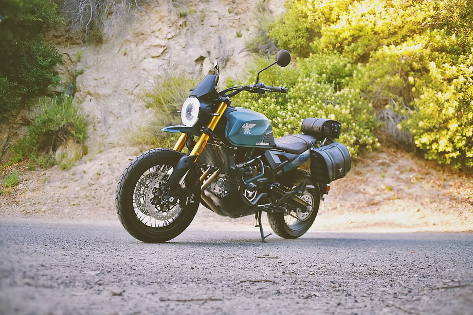 Moto Morini SCR Trek Boot Camp Green