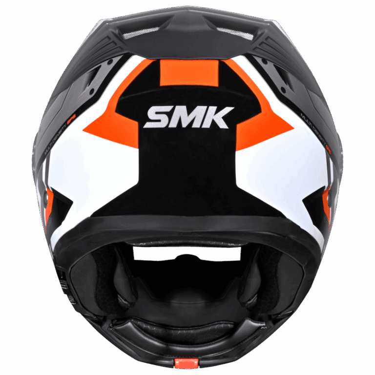 SMK Modular Helmet Gullwing Tekker White/Orange GL 217