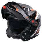 SMK Modular Helmet Gullwing Tekker White/Orange GL 217