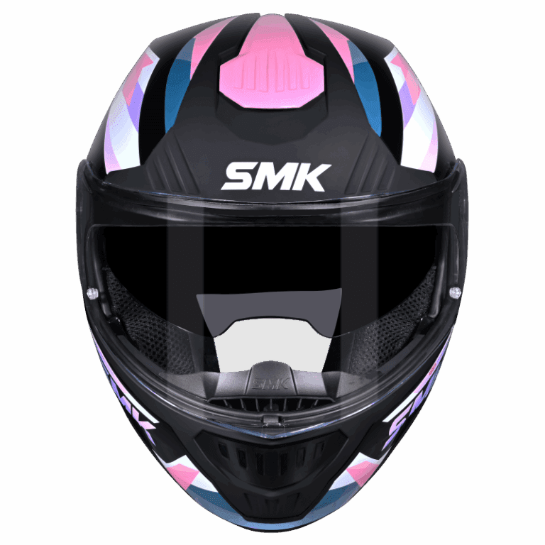 SMK Modular Helmet Gullwing Charger Pink/Black GL 219