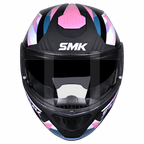 SMK Modular Helmet Gullwing Charger Pink/Black GL 219