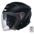 SMK Open Faced Helmet GTJ Solid Black GL 200