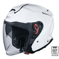 SMK Open Faced Helmet GTJ Solid White GL 100