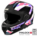 SMK Modular Helmet Gullwing Charger Pink/Black GL 219