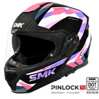 SMK Modular Helmet Gullwing Charger Pink/Black GL 219