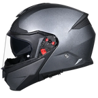 SMK Modular Helmet Gullwing Solid Titanium GLDA 600