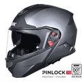 SMK Modular Helmet Gullwing Solid Titanium GLDA 600