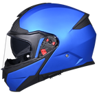 SMK Modular Helmet Gullwing Solid Flame Blue MA 500