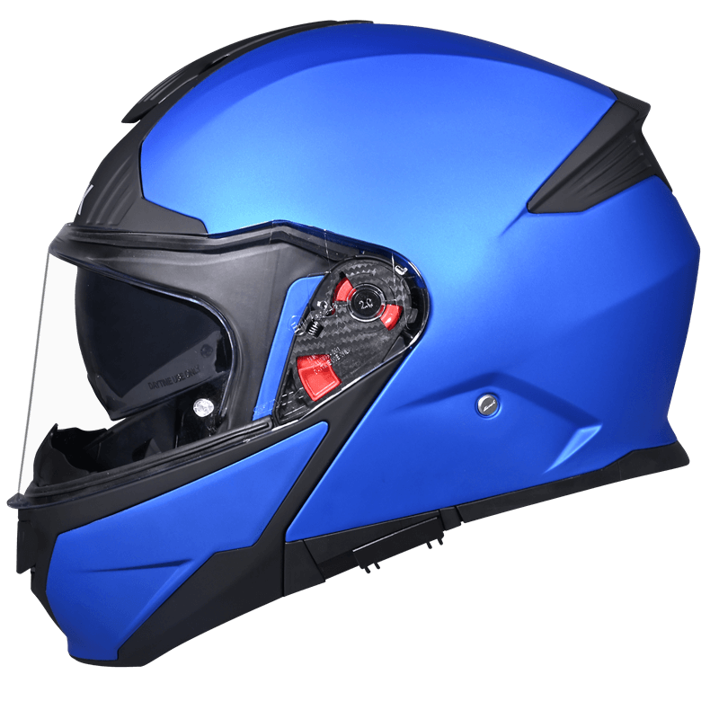 SMK Modular Helmet Gullwing Solid Flame Blue MA 500