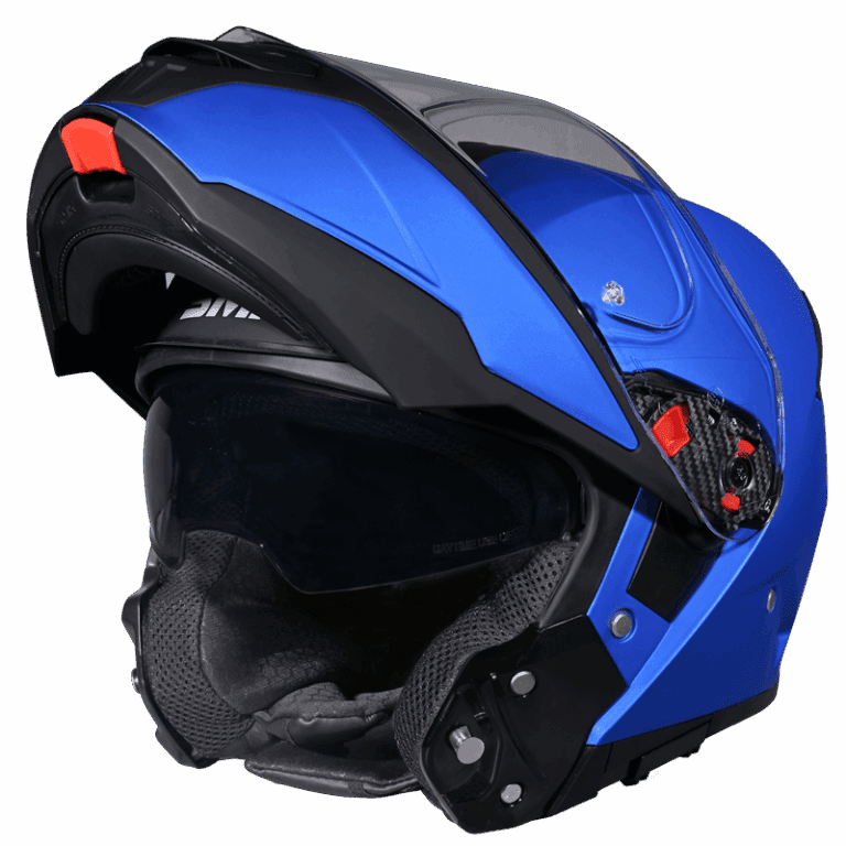 SMK Modular Helmet Gullwing Solid Flame Blue MA 500