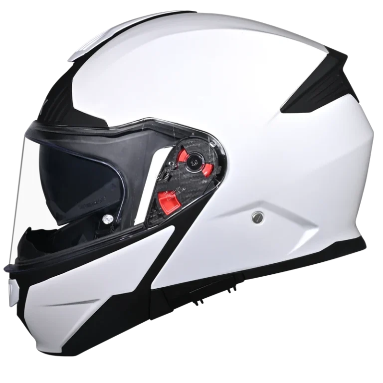 SMK Modular Helmet Gullwing Solid White GL 100