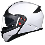 SMK Modular Helmet Gullwing Solid White GL 100
